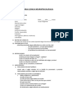 Formato -Historia Clínica Neuropsicológica (1)