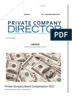Private Company Board Compensation 2021 _ Private Company Director