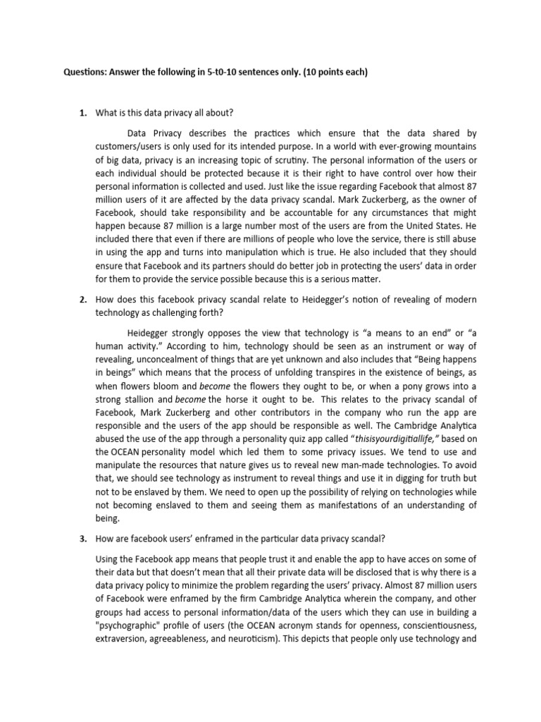 Mark Zuckerberg Pdf Facebook Privacy