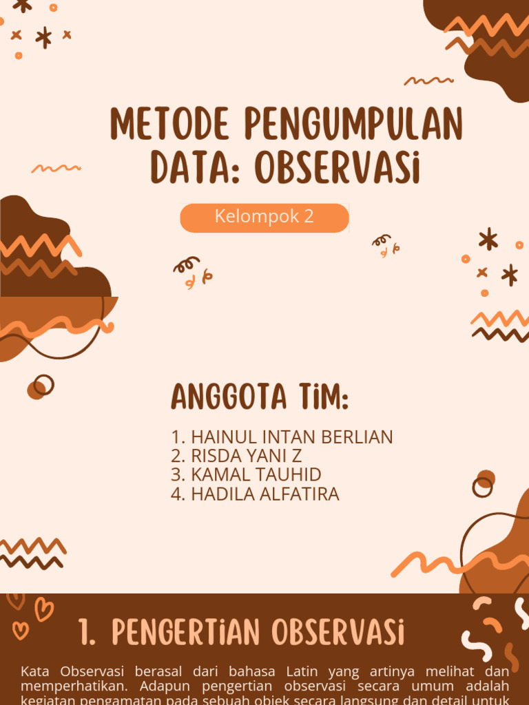 Pengertian dan Metode Observasi Langsung | PDF | Karier & Perkembangan ...