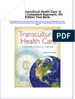 Download pdf 2013 Transcultural Health Care A Culturally Competent Approach 4Th Edition Test Bank online ebook full chapter 