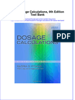 PDF 2012 Dosage Calculations 9Th Edition Test Bank Online Ebook Full Chapter