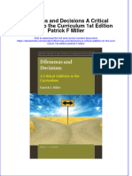 Download Dilemmas And Decisions A Critical Addition To The Curriculum 1St Edition Patrick F Miller online ebook  texxtbook full chapter pdf 