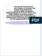 Download Diplomacy For The 21St Century Embedding A Culture Of Science And Technology Throughout The Department Of State 1St Edition National Research Council Policy And Global Affairs And Cooperation Security online ebook  texxtbook full chapter pdf 