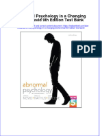 PDF Abnormal Psychology in A Changing World Nevid 9Th Edition Test Bank Online Ebook Full Chapter