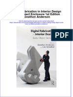 Digital Fabrication in Interior Design Body Object Enclosure 1St Edition Jonathon Anderson Online Ebook Texxtbook Full Chapter PDF