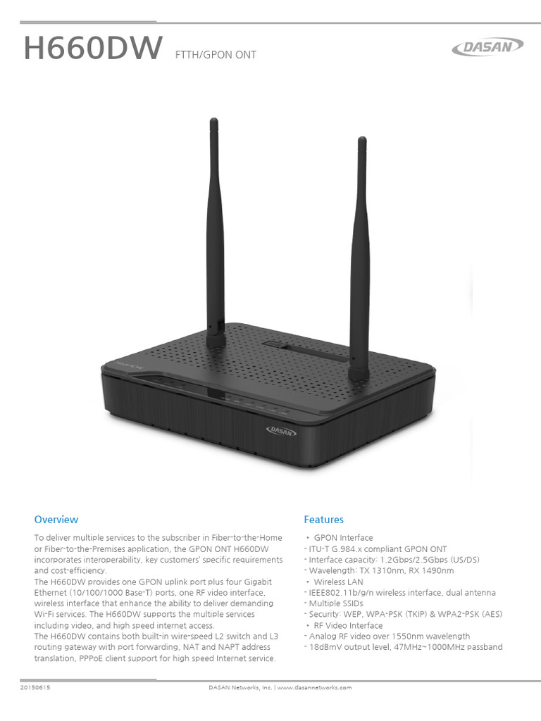 H660DW en 20150615170356 | PDF | Wireless Lan | Wi Fi
