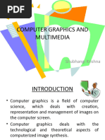 COMPUTER GRAPHICS AND MULTIMEDIA unit 1