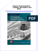 PDF Accounting For Governmental Nonprofit Entities 18Th Edition Test Bank Online Ebook Full Chapter