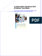 Download pdf Accounting Information Systems Hurt 3Rd Edition Test Bank online ebook full chapter 