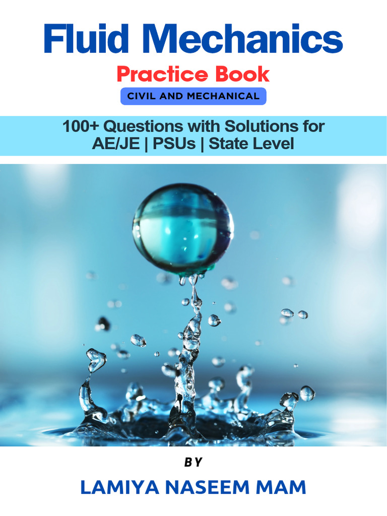 FM Work Book BT Lamiya Mam | PDF | Shear Stress | Boundary Layer