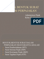 SURAT PEMBERITAHUAN TAHUNAN