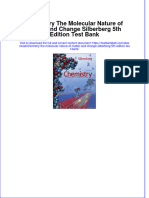 Download pdf Chemistry The Molecular Nature Of Matter And Change Silberberg 5Th Edition Test Bank online ebook full chapter 