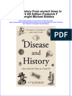 Disease History From Ancient Times To Covid 19 4Th Edition Frederick F Cartwright Michael Biddiss Online Ebook Texxtbook Full Chapter PDF