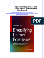 Download Diversifying Learner Experience 2Nd Edition Nnamdi Nwulu Saheed Lekan Gbadamosi online ebook  texxtbook full chapter pdf 