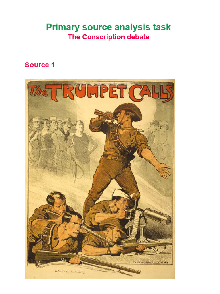 Analyzing Australia's Conscription Debate | PDF