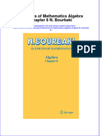 Elements of Mathematics Algebra Chapter 8 N Bourbaki Online Ebook Texxtbook Full Chapter PDF