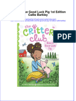 Ellie and The Good Luck Pig 1St Edition Callie Barkley Online Ebook Texxtbook Full Chapter PDF