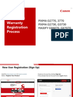 Extended Warranty Registration Process