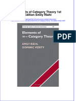 Download ebook Elements Of Category Theory 1St Edition Emily Riehl online pdf all chapter docx epub 