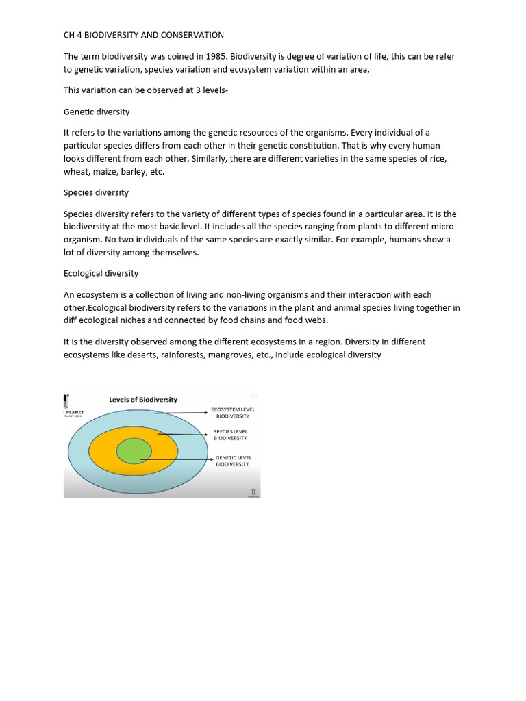 Biodiversity Conservation in India | PDF | Biodiversity | Earth Sciences
