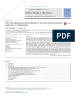 UPLC-MSE Application in Disease Biomarker Discovery The Discoveries in Proteomics To Metabolomics