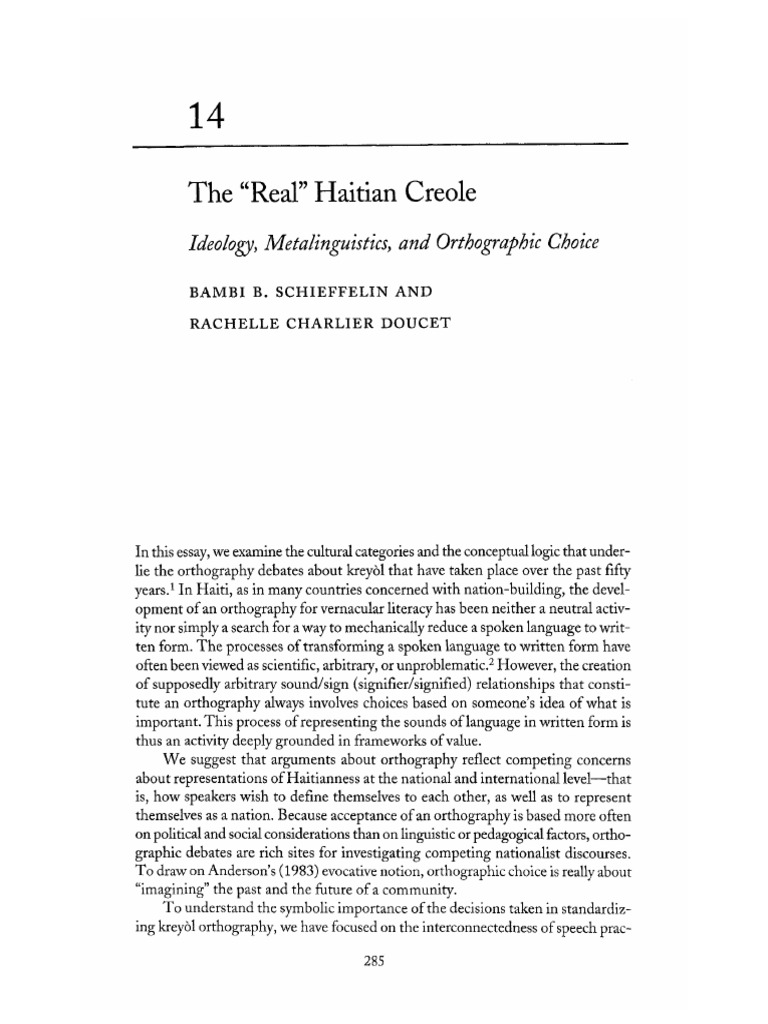 Haitian Creole Catalyzes a Cultural and Economic Renaissance in the Caribbean