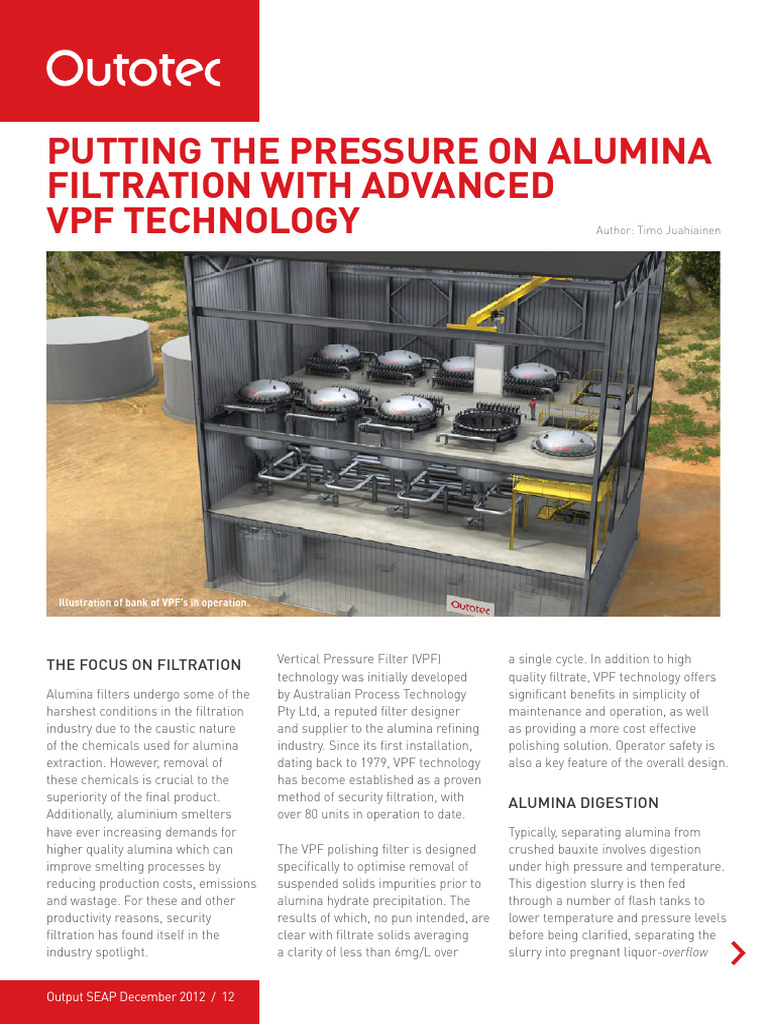 2outotec - Alumina Refinery 012 - Issue32 - VPF - Technology | PDF ...