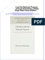 Download Education And The National Purpose Forty Ninth Annual Schoolmen S Week Proceedings Helen Huus Editor online ebook  texxtbook full chapter pdf 