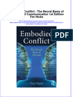 Ebook Embodied Conflict The Neural Basis of Conflict and Communication 1St Edition Tim Hicks Online PDF All Chapter