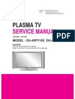 LG DU-42PY10X Plasma TV Service Manual
