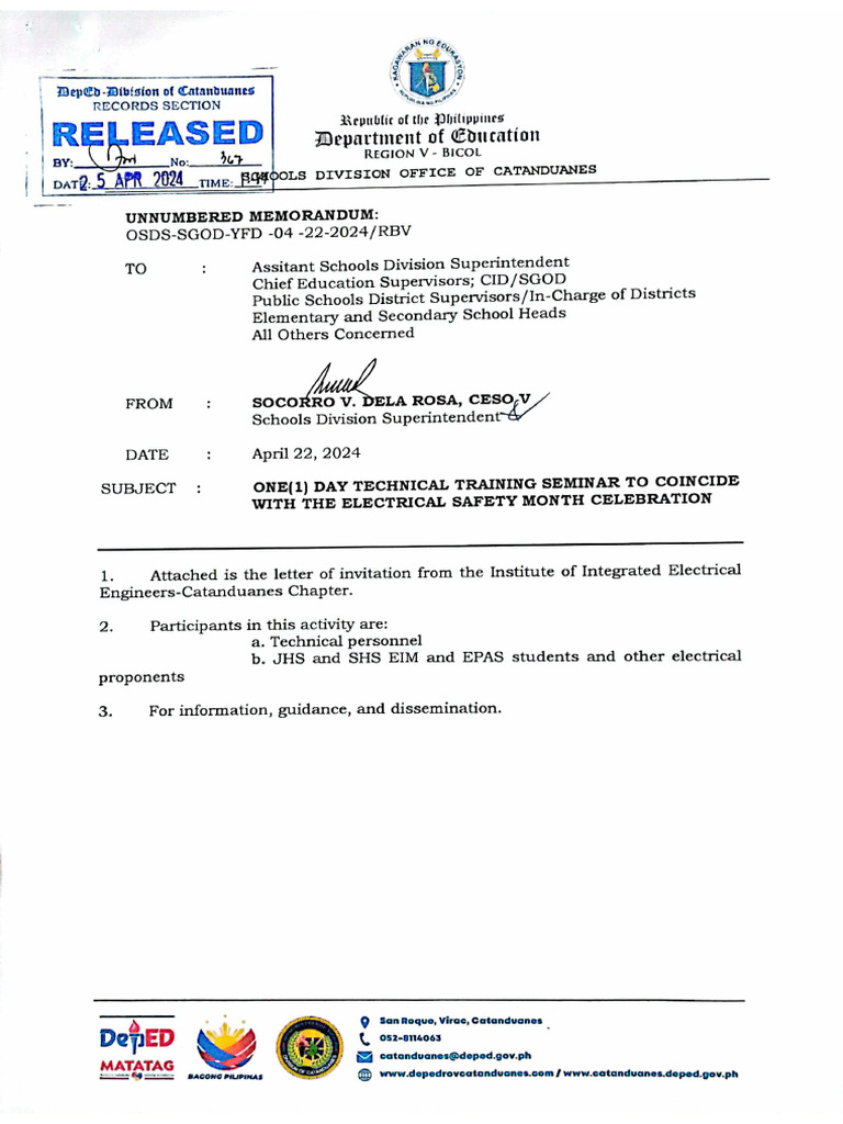 Rec Um 2024 One 1 Day Technical Training Seminar To Coincide With The ...