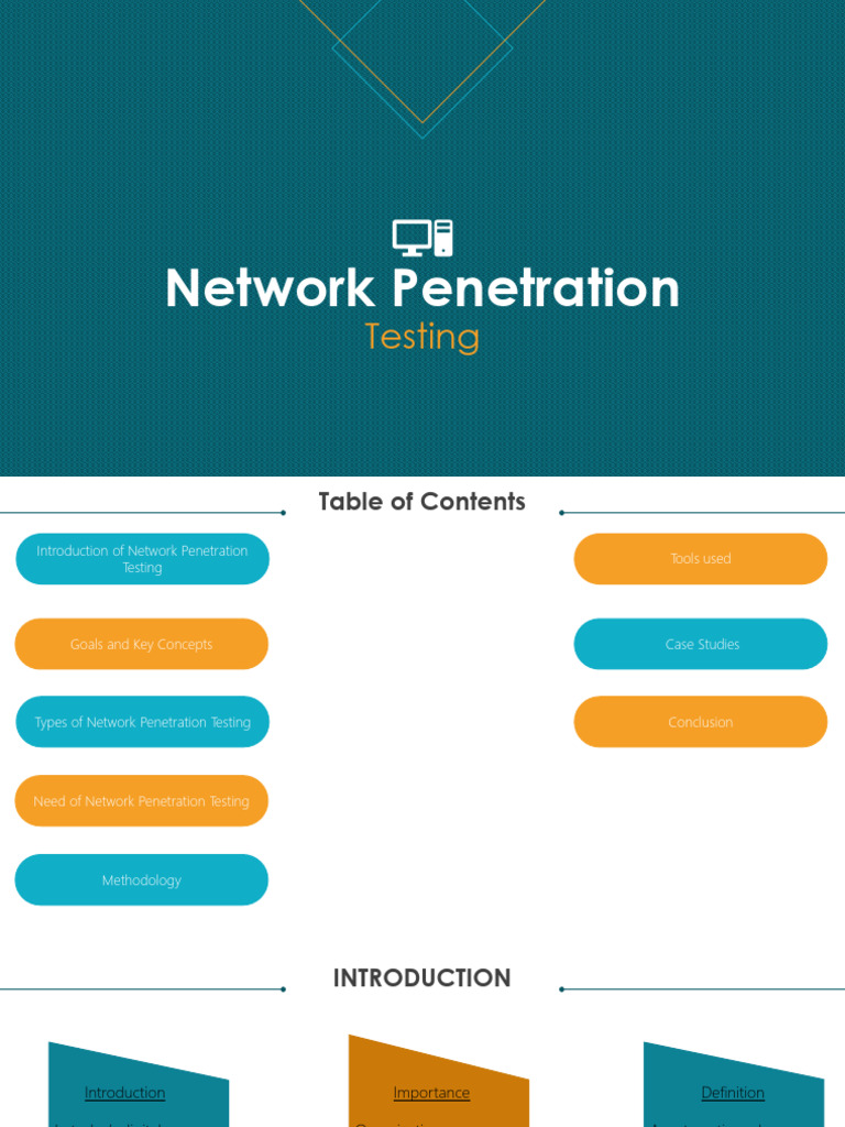 Network Penetration Testing Overview | PDF | Security | Computer Security