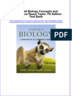 PDF Campbell Biology Concepts and Connections Reece Taylor 7Th Edition Test Bank Online Ebook Full Chapter