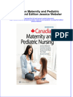 Ebook Canadian Maternity and Pediatric Nursing 2Nd Edition Jessica Webster Online PDF All Chapter