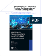 Download ebook Emerging Technologies In Computing Theory Practice And Advances 1St Edition Pramod Kumar Editor online pdf all chapter docx epub 