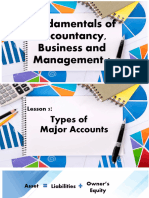 Types of Major Accounts