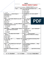 Test Formativ Present Perfect