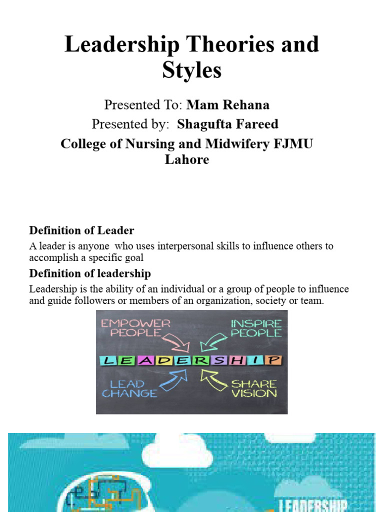 Leadership Theories and Styles Overview | PDF | Leadership ...