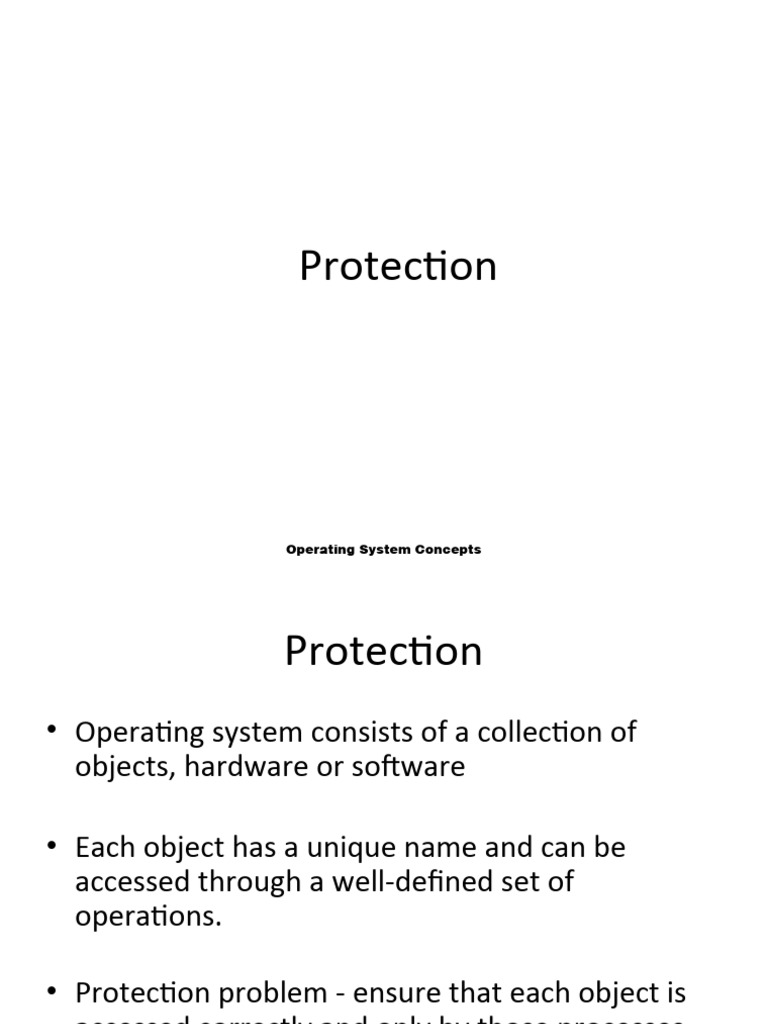 Understanding Access Matrix in OS | PDF