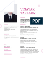 Vinayak Taklakr: Objective