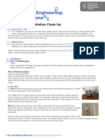 Asce Water Pollution Clean Up Activity at Home Version