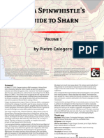 D&D 5 0 DMG Eberron Enta Spinwhistle's Guide To Sharn, Vol 1