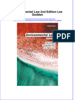 Ebook Environmental Law 2Nd Edition Lee Godden Online PDF All Chapter
