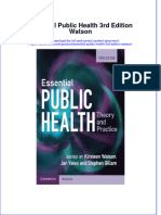 Download Essential Public Health 3Rd Edition Watson online ebook  texxtbook full chapter pdf 