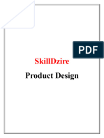 SkillDzire Product Design Learning Content