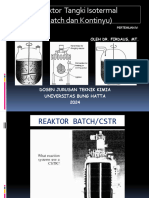 4 Reaktor Tangki Isotermal (Batch Dan Kontinyu)