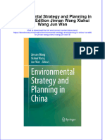 Download ebook Environmental Strategy And Planning In China 1St Edition Jinnan Wang Xiahui Wang Jun Wan 2 online pdf all chapter docx epub 