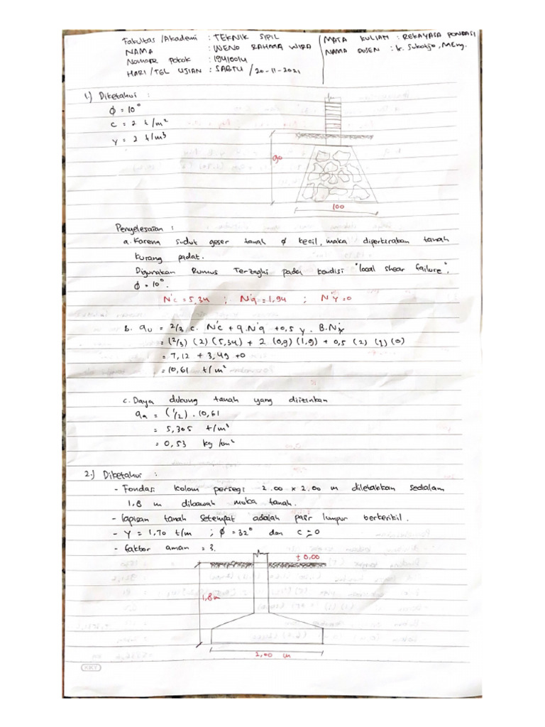 Uts Rekaya Pondasi Pdf