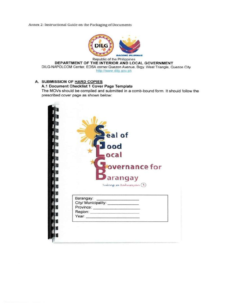 Guide How To Arrange Files of SGLGB Documents 2024 | PDF